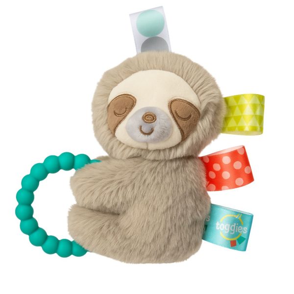 Modameld Sloth Rattle Teether Plush Toy for Babies