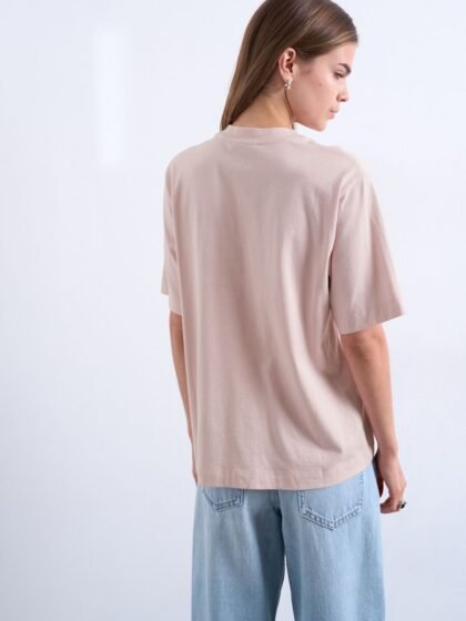 Blush Oversized Graphic Tee